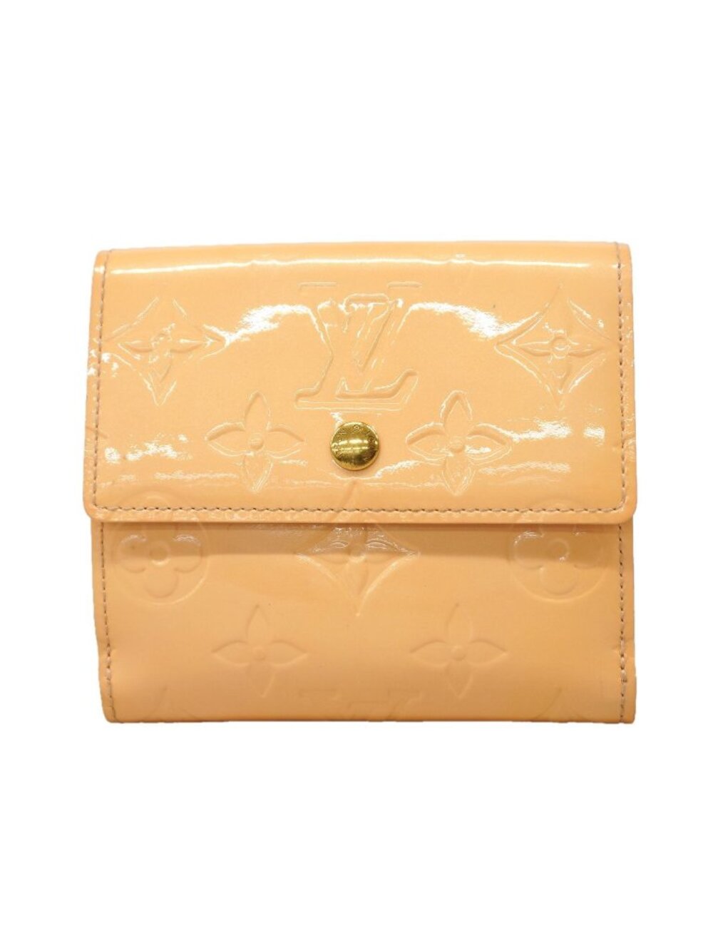 Louis Vuitton Trifold Wallet Vernis Porte Monnaie Billets Cartes Credit